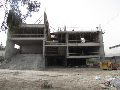 Engineering School - 3rd floor walls 14-03-2012