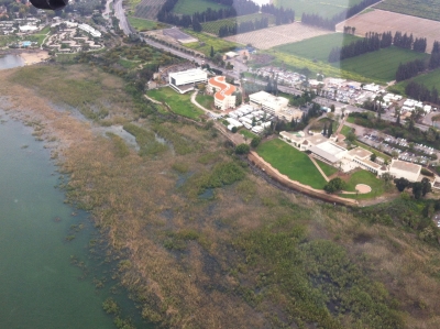 Engineering School - Bird's eye view of Kinneret college 29-03-2012